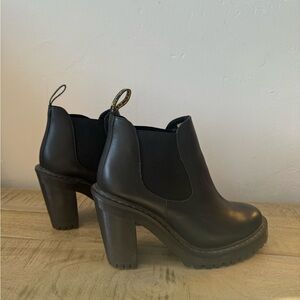 Heeled Doc Marten Boots size 7